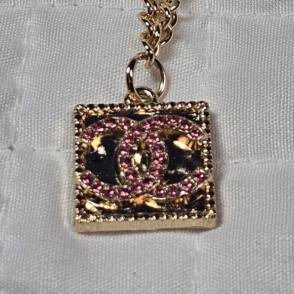 CHANEL Jewelry - Chanel Charm Pendant Gold and Stamped NEW With Chain Necklace